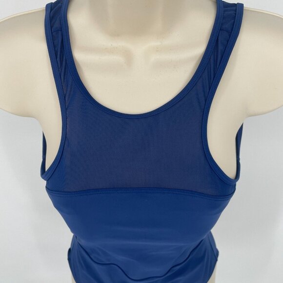 Summersalt Womens Swimsuit Mesh Freestyle Blue Size 4 One Piece Beach Vacation - Picture 4 of 12